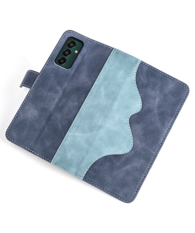Housse Samsung Galaxy M13 Stand Folio Bicolore