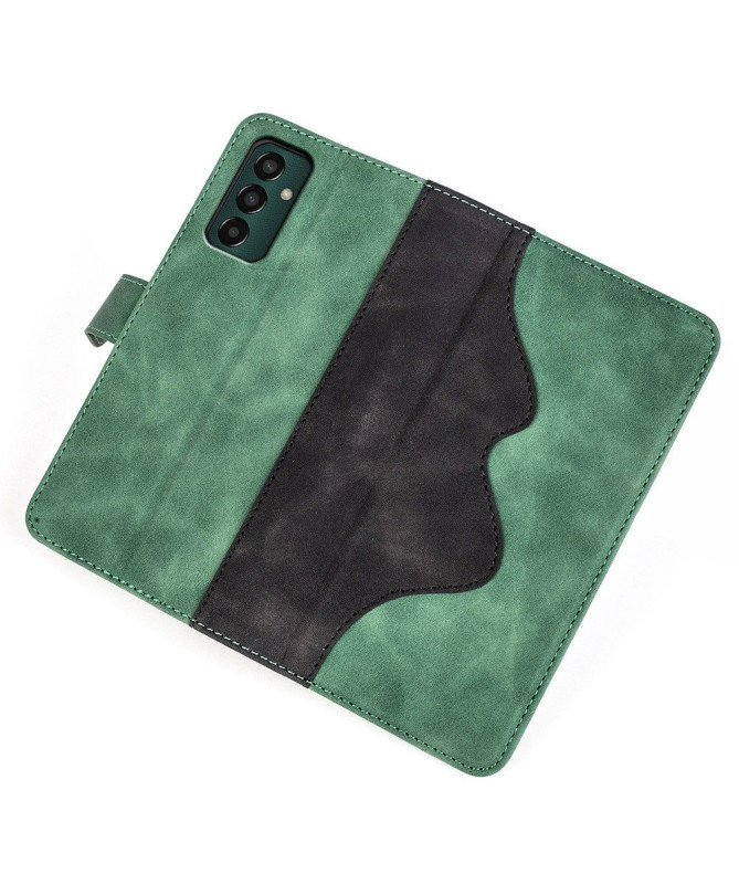 Housse Samsung Galaxy M13 Stand Folio Bicolore