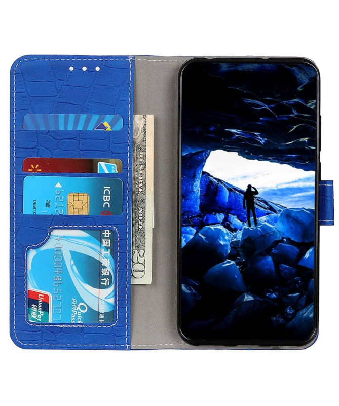 Housse Samsung Galaxy M13 Aspect Croco coutures