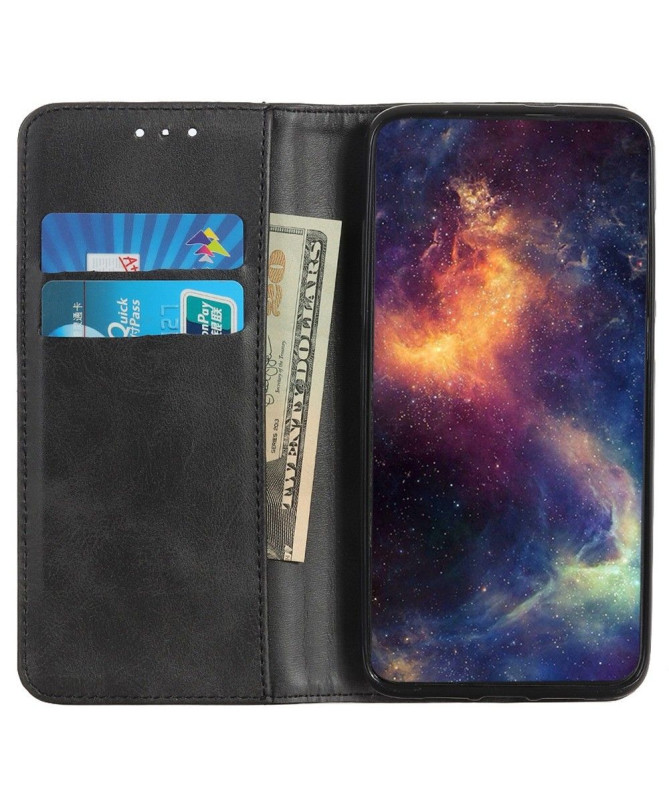 Housse Samsung Galaxy M13 Simone Flip simili cuir vieilli