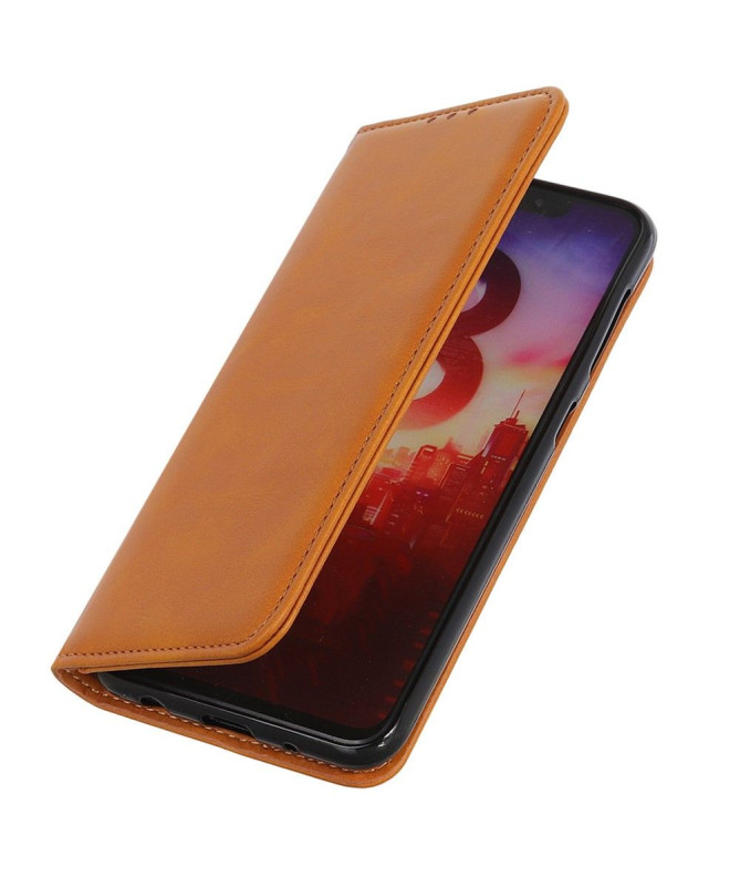 Housse Samsung Galaxy M13 Simone Flip simili cuir vieilli