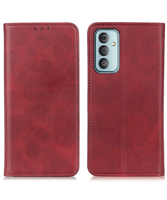 Housse Samsung Galaxy M13 Simone Flip simili cuir vieilli