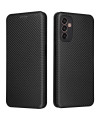 Housse Samsung Galaxy M13 simili cuir fibre de carbone