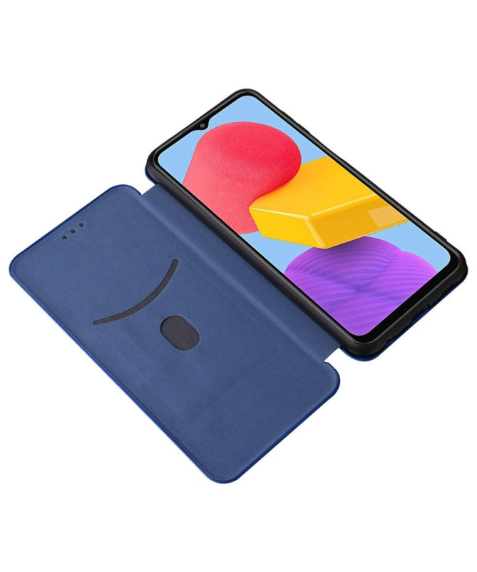 Housse Samsung Galaxy M13 simili cuir fibre de carbone - photo 8