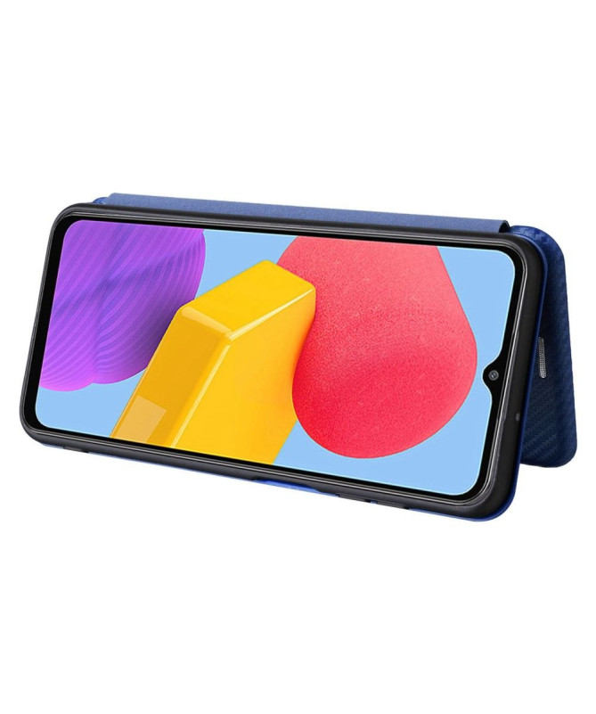 Housse Samsung Galaxy M13 simili cuir fibre de carbone - photo 9