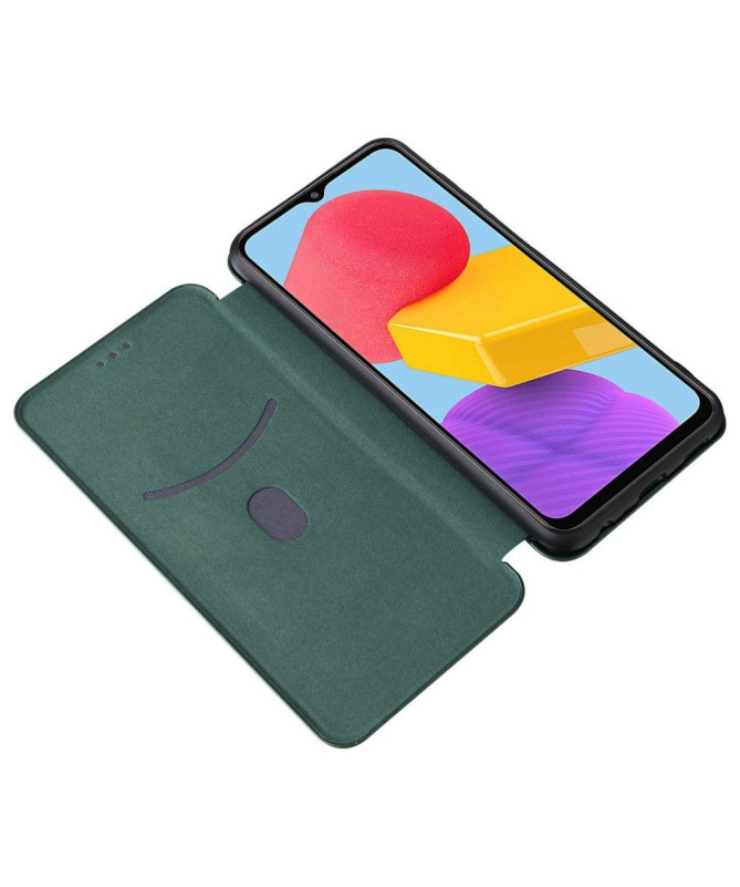 Housse Samsung Galaxy M13 simili cuir fibre de carbone - photo 14