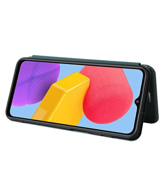 Housse Samsung Galaxy M13 simili cuir fibre de carbone - photo 15