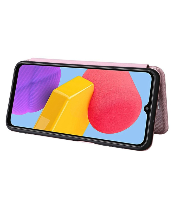 Housse Samsung Galaxy M13 simili cuir fibre de carbone - photo 21