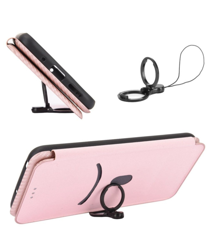 Housse Samsung Galaxy M13 simili cuir fibre de carbone - photo 22