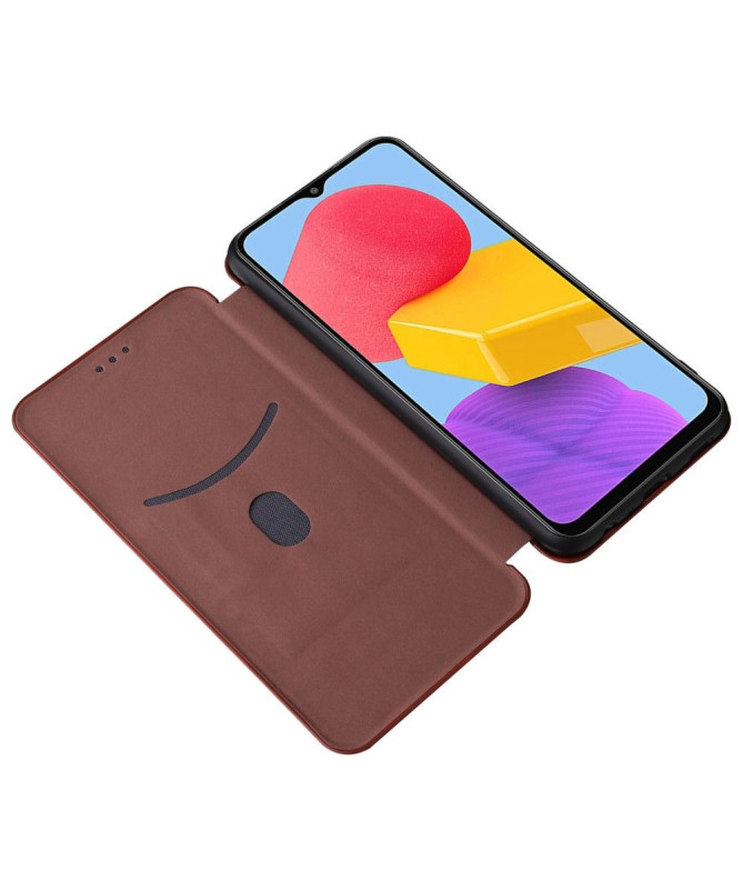 Housse Samsung Galaxy M13 simili cuir fibre de carbone - photo 26
