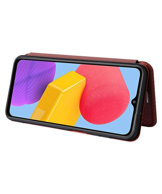 Housse Samsung Galaxy M13 simili cuir fibre de carbone - photo 27