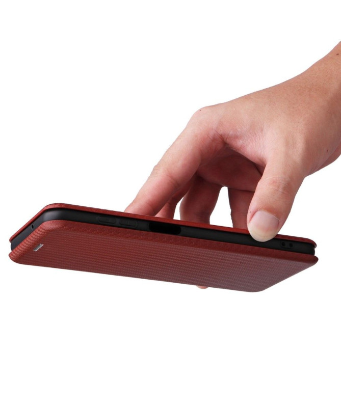 Housse Samsung Galaxy M13 simili cuir fibre de carbone - photo 30