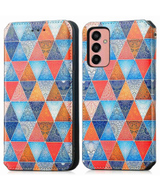 Housse Samsung Galaxy M13 Rabat Flip Mandala Kaléidoscope