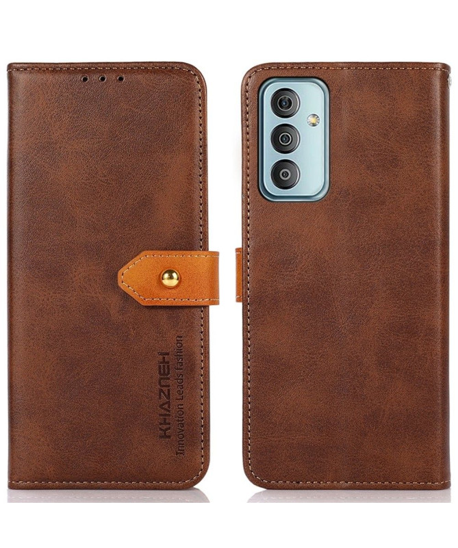 Housse Samsung Galaxy M23 5G KHAZNEH Bicolore simili cuir