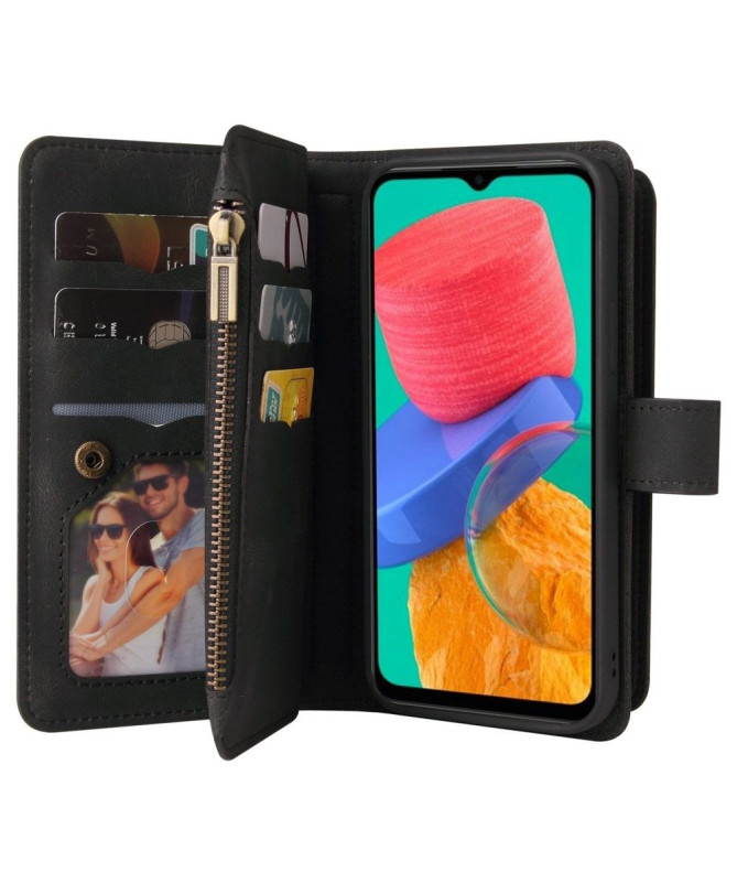 Housse portefeuille Samsung Galaxy M33 5G à lanière