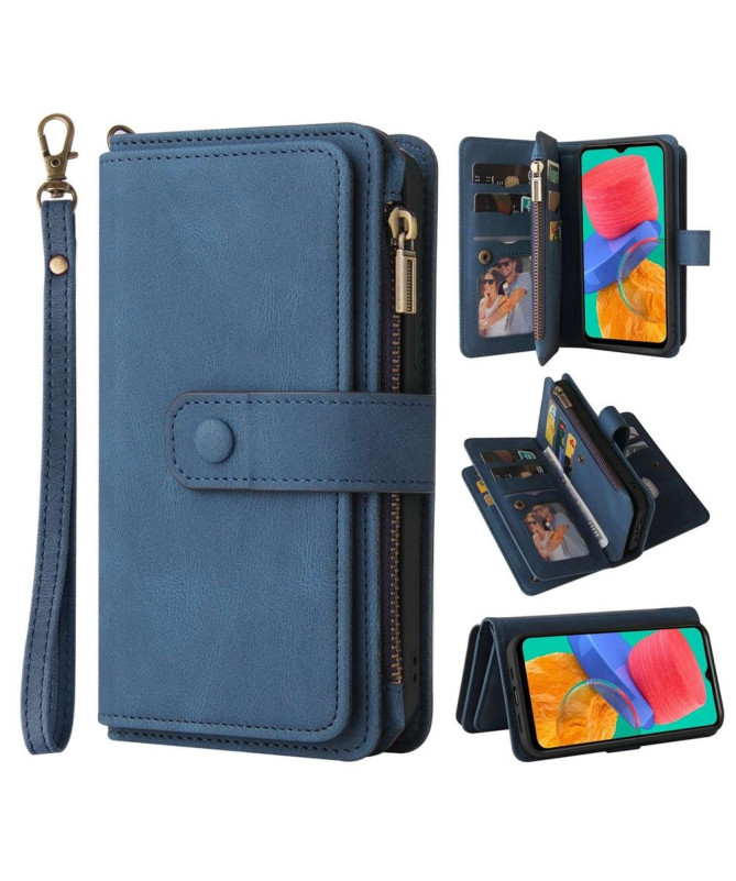 Housse portefeuille Samsung Galaxy M33 5G à lanière
