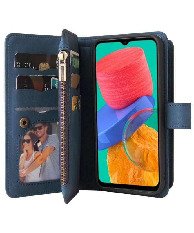 Housse portefeuille Samsung Galaxy M33 5G à lanière