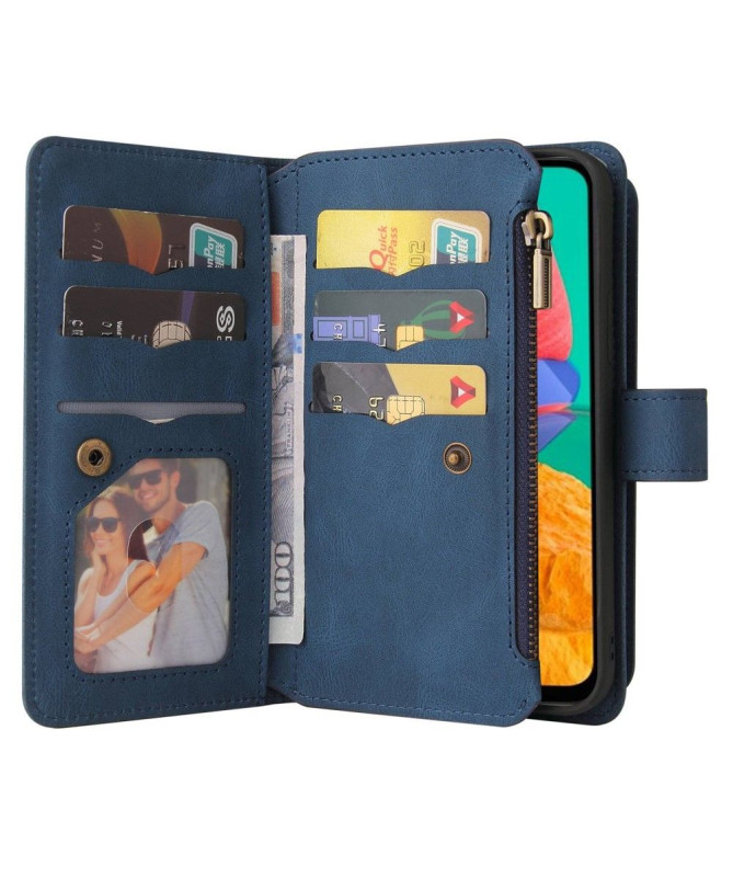 Housse portefeuille Samsung Galaxy M33 5G à lanière