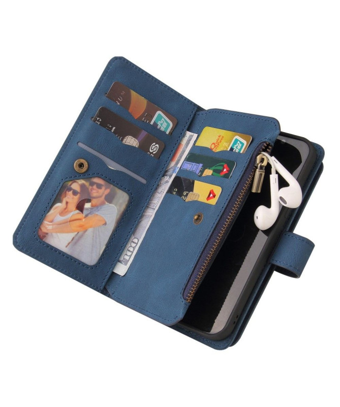 Housse portefeuille Samsung Galaxy M33 5G à lanière