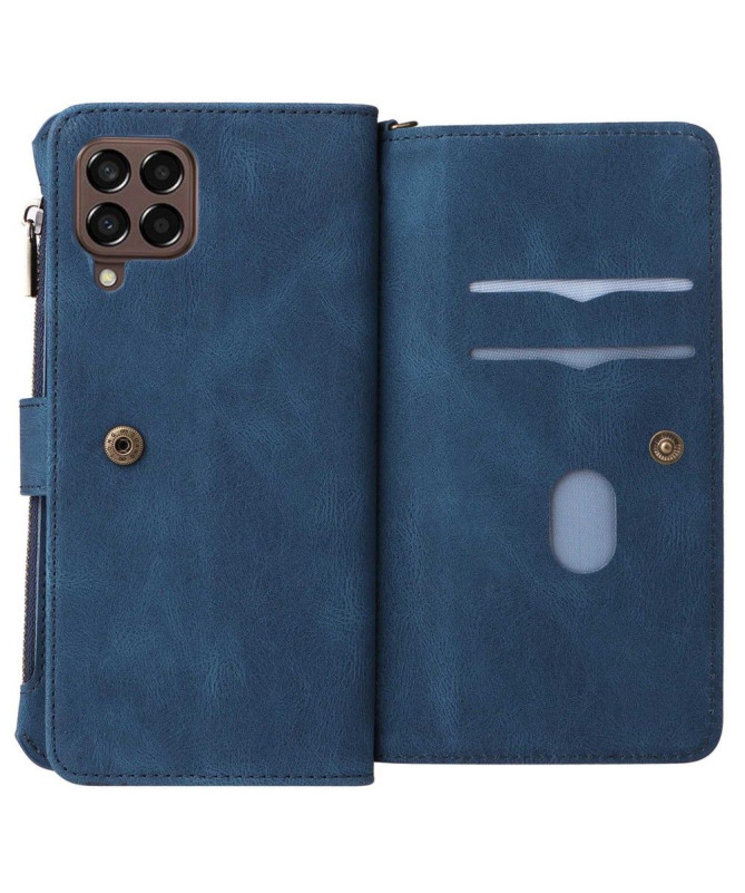Housse portefeuille Samsung Galaxy M33 5G à lanière