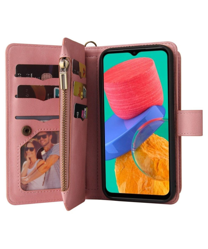Housse portefeuille Samsung Galaxy M33 5G à lanière