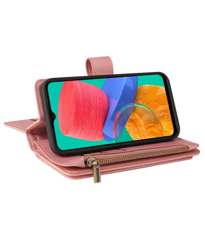 Housse portefeuille Samsung Galaxy M33 5G à lanière