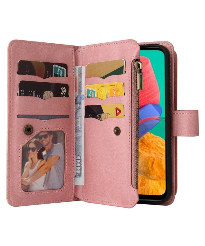 Housse portefeuille Samsung Galaxy M33 5G à lanière