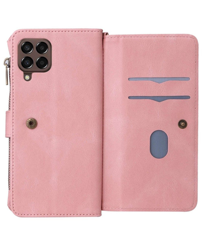 Housse portefeuille Samsung Galaxy M33 5G à lanière
