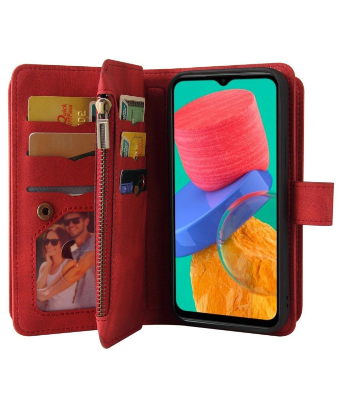 Housse portefeuille Samsung Galaxy M33 5G à lanière