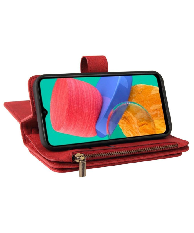 Housse portefeuille Samsung Galaxy M33 5G à lanière