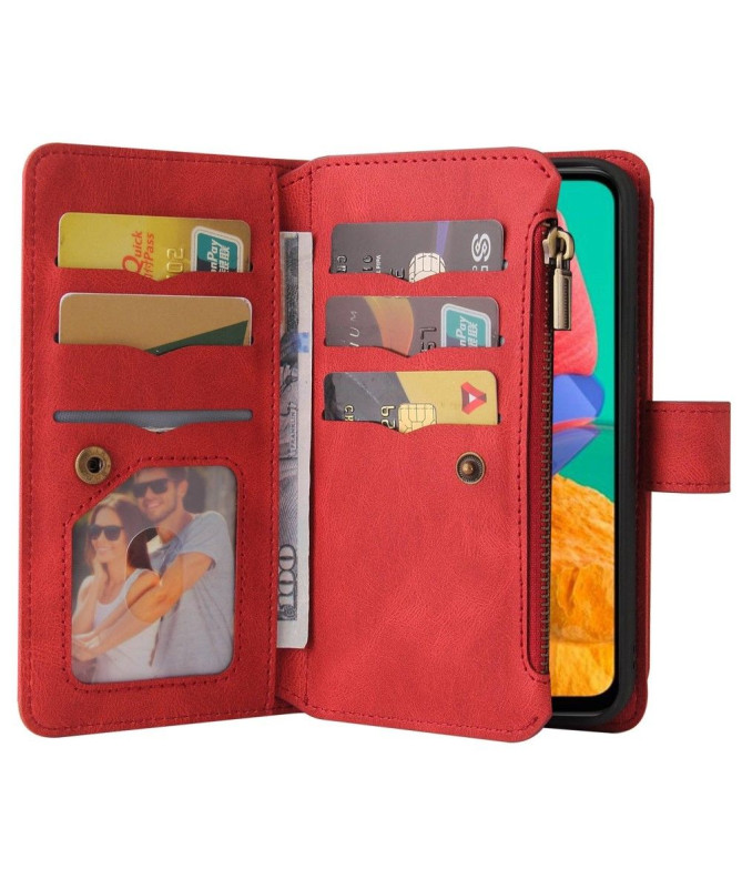 Housse portefeuille Samsung Galaxy M33 5G à lanière