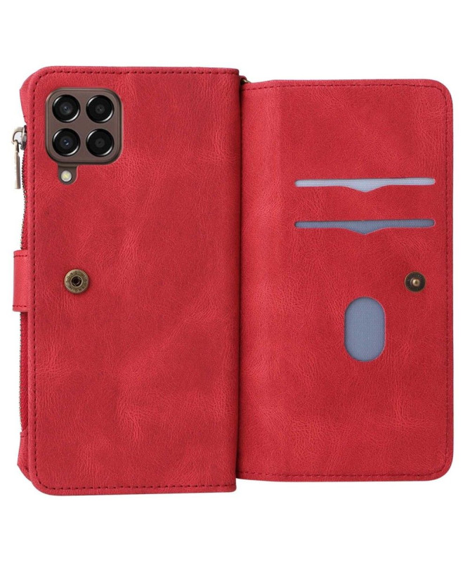 Housse portefeuille Samsung Galaxy M33 5G à lanière