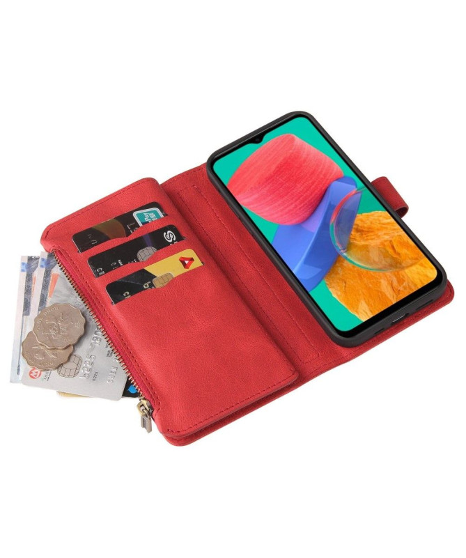 Housse portefeuille Samsung Galaxy M33 5G à lanière