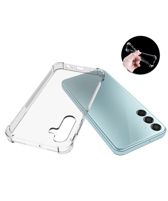 Coque Samsung Galaxy M15 5G transparente angles renforcés
