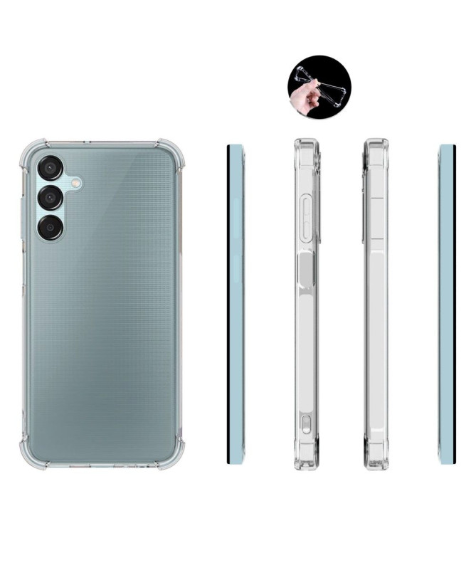 Coque Samsung Galaxy M15 5G transparente angles renforcés