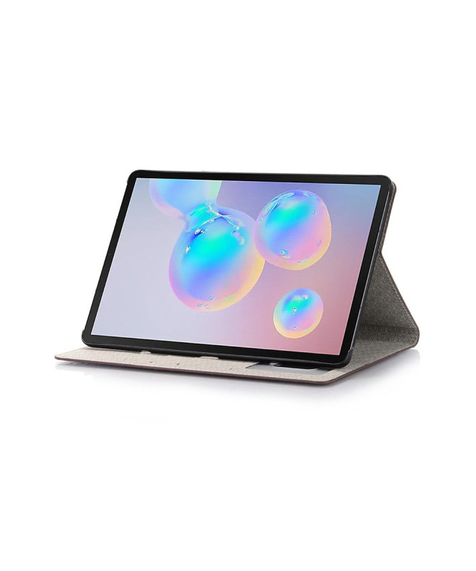 Housse Samsung Galaxy Tab S6 Simili Cuir Effet Croco