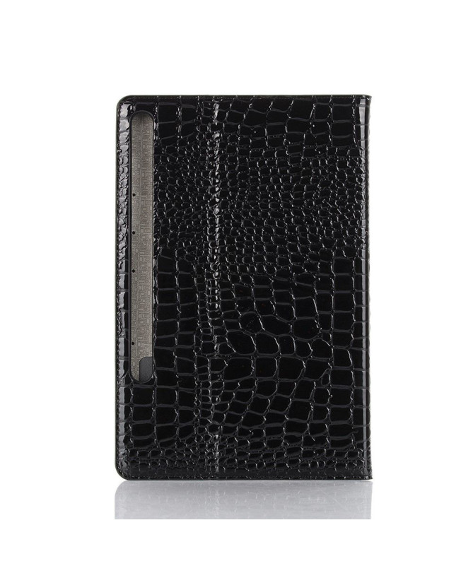 Housse Samsung Galaxy Tab S6 Simili Cuir Effet Croco