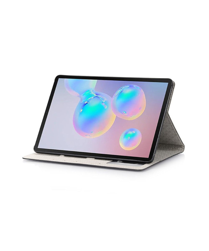 Housse Samsung Galaxy Tab S6 Simili Cuir Effet Croco