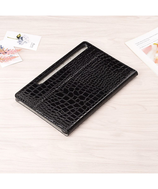 Housse Samsung Galaxy Tab S6 Simili Cuir Effet Croco