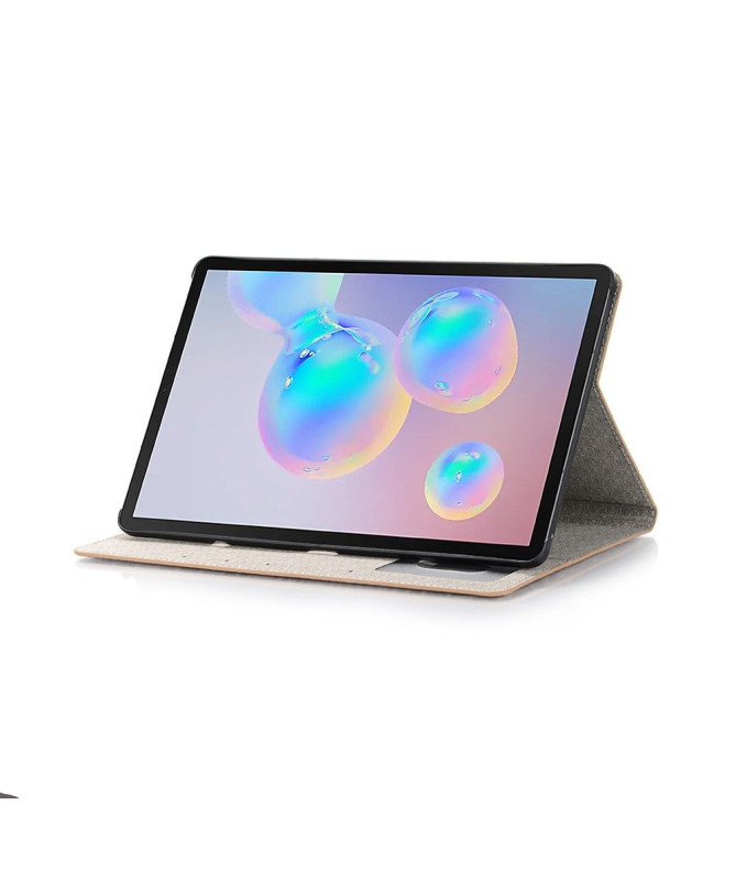Housse Samsung Galaxy Tab S6 Simili Cuir Effet Croco