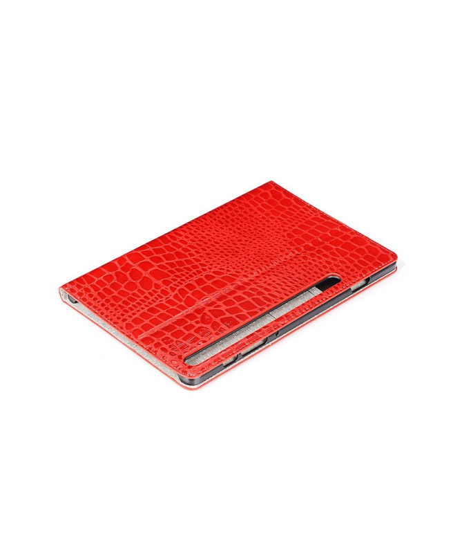 Housse Samsung Galaxy Tab S6 Simili Cuir Effet Croco