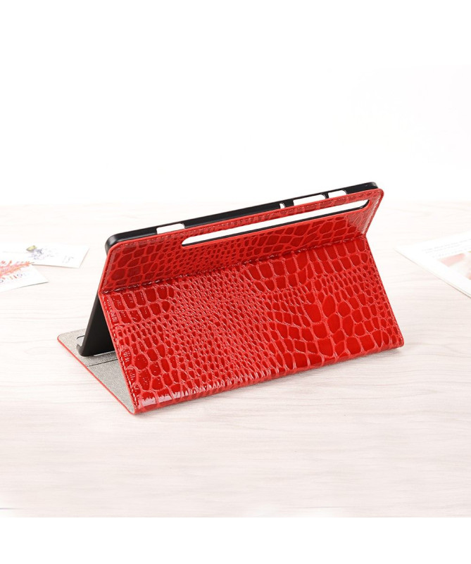 Housse Samsung Galaxy Tab S6 Simili Cuir Effet Croco