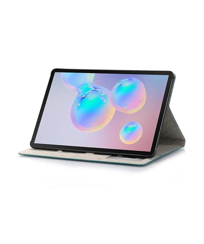 Housse Samsung Galaxy Tab S6 Simili Cuir Effet Croco