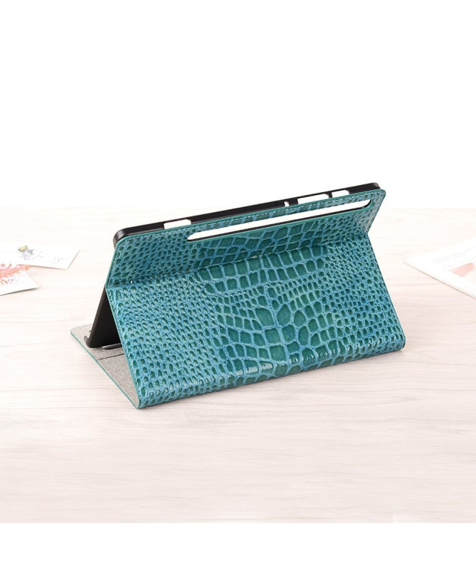 Housse Samsung Galaxy Tab S6 Simili Cuir Effet Croco