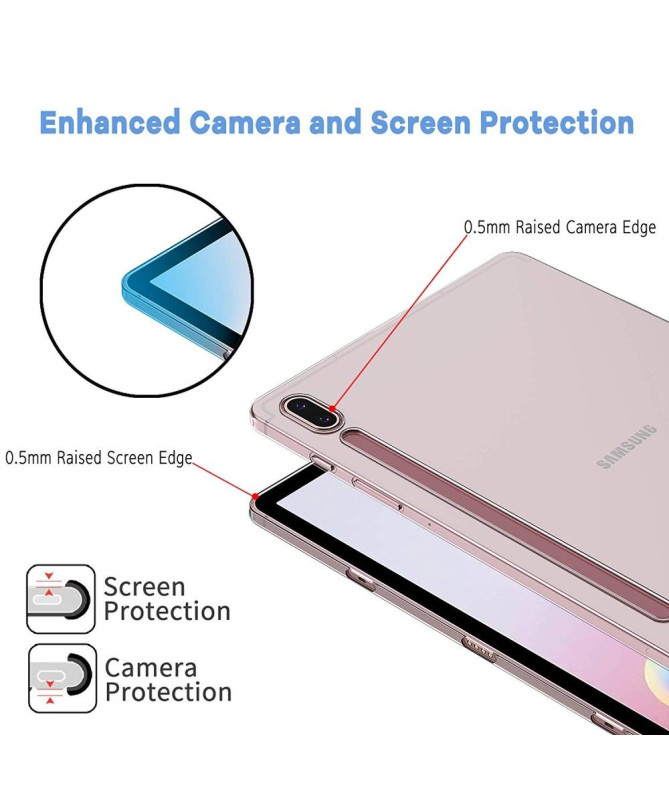 Coque Samsung Galaxy Tab S6 en gel transparente