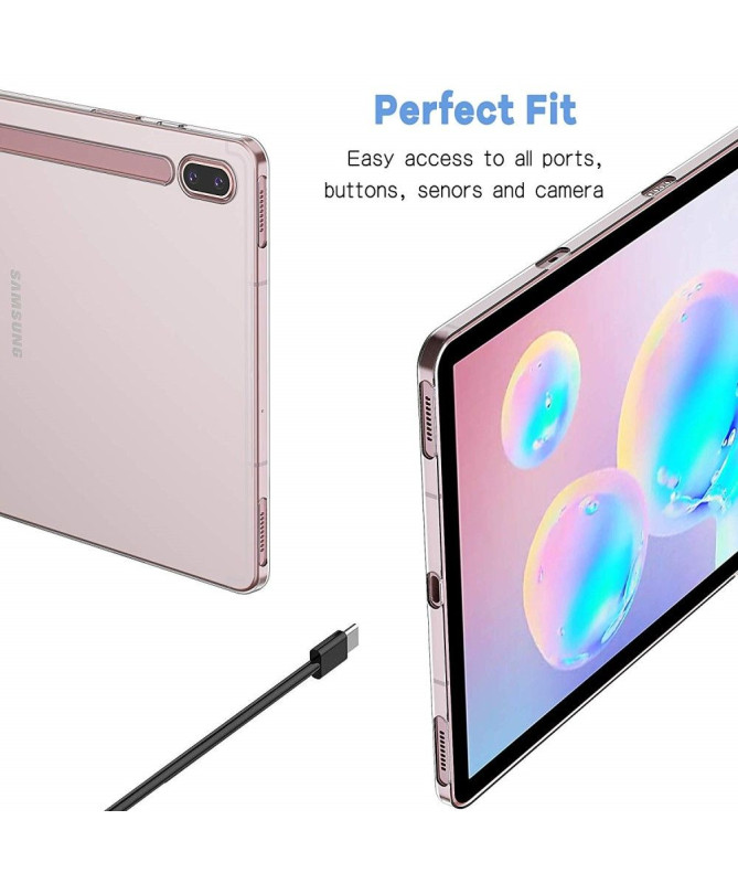 Coque Samsung Galaxy Tab S6 en gel transparente