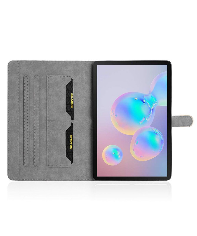 Housse Samsung Galaxy Tab S6 Glamour effet croco paillettes