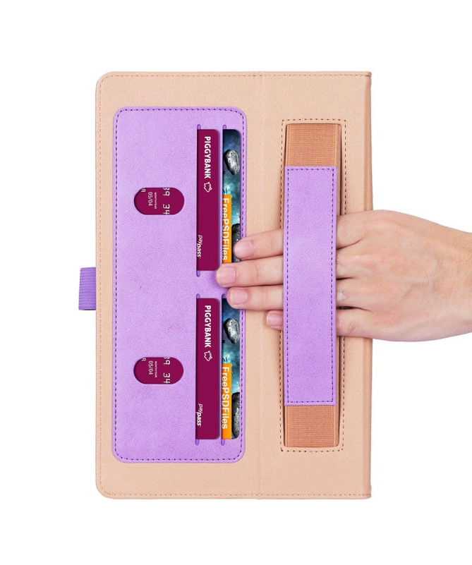 Housse Samsung Galaxy Tab S7 simili cuir avec anse