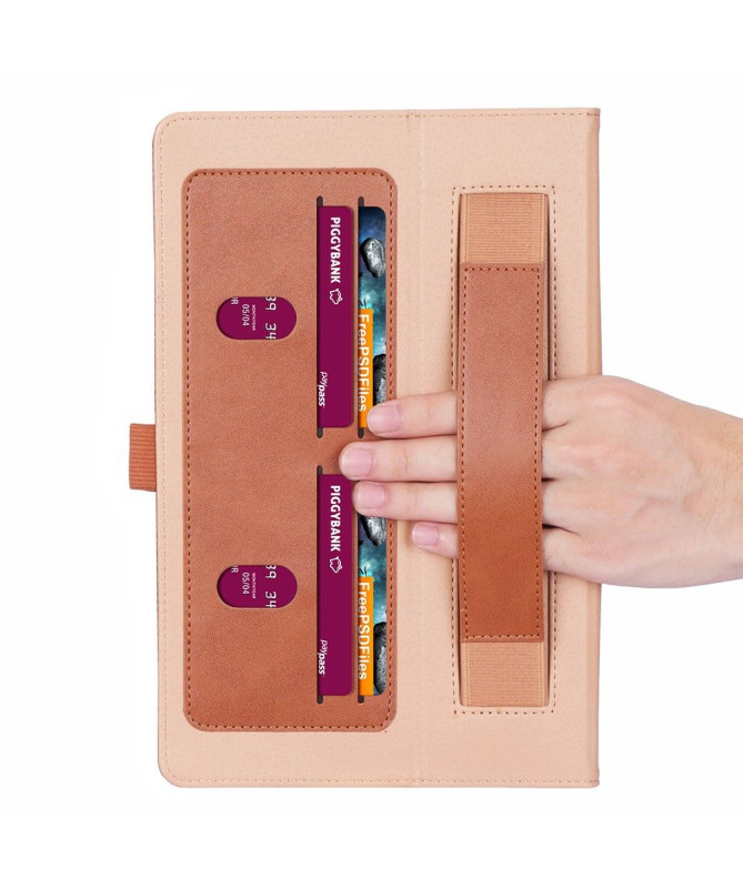 Housse Samsung Galaxy Tab S7 simili cuir avec anse