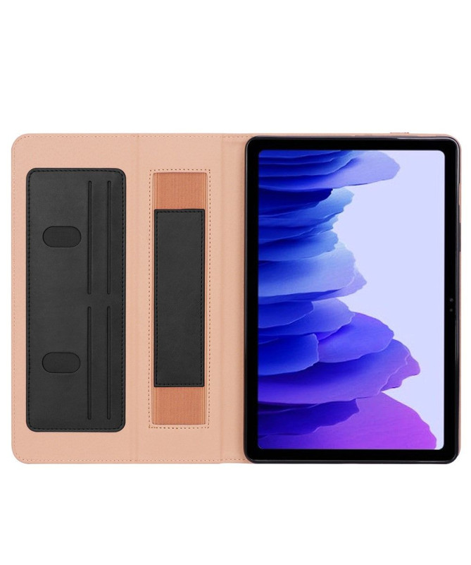 Housse Samsung Galaxy Tab S7 Plus simili cuir avec anse